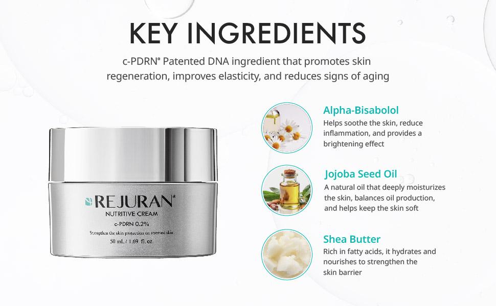 REJURAN Nutritive Cream, c-PDRN - Nourishing and Hydrating Facial Moisturizer for Youthful Skin, Clinically Developed Korean Skin Care (1.69 fl oz) REJURAN Nutritive Cream, c-PDRN - Nourishing and Hydrating Facial Moisturizer for Youthful Skin, Clinically Developed Korean Skin Care (1.69 fl oz)