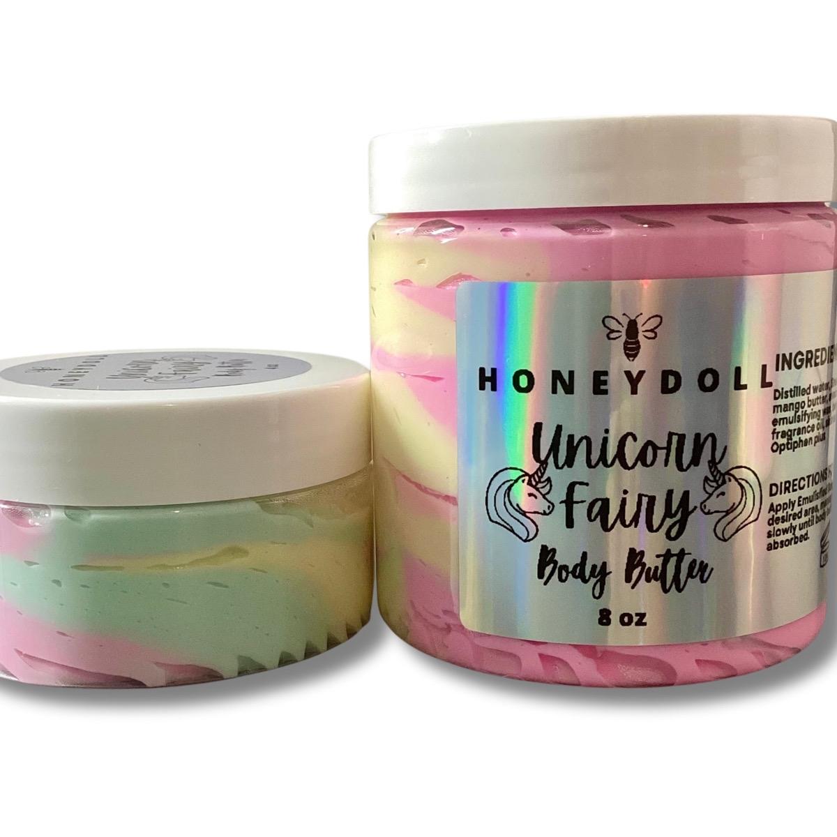 Honeydoll New Crushed Paradise Body Butter - Pineapple Upside Down Cake - Fruity O’s - Unicorn Fairy - Choose Your Scent - Body Butter, 8 oz - Blend Honeydoll New Crushed Paradise Body Butter - Pineapple Upside Down Cake - Fruity O’s - Unicorn Fairy - Choose Your Scent - Body Butter, 8 oz - Blend