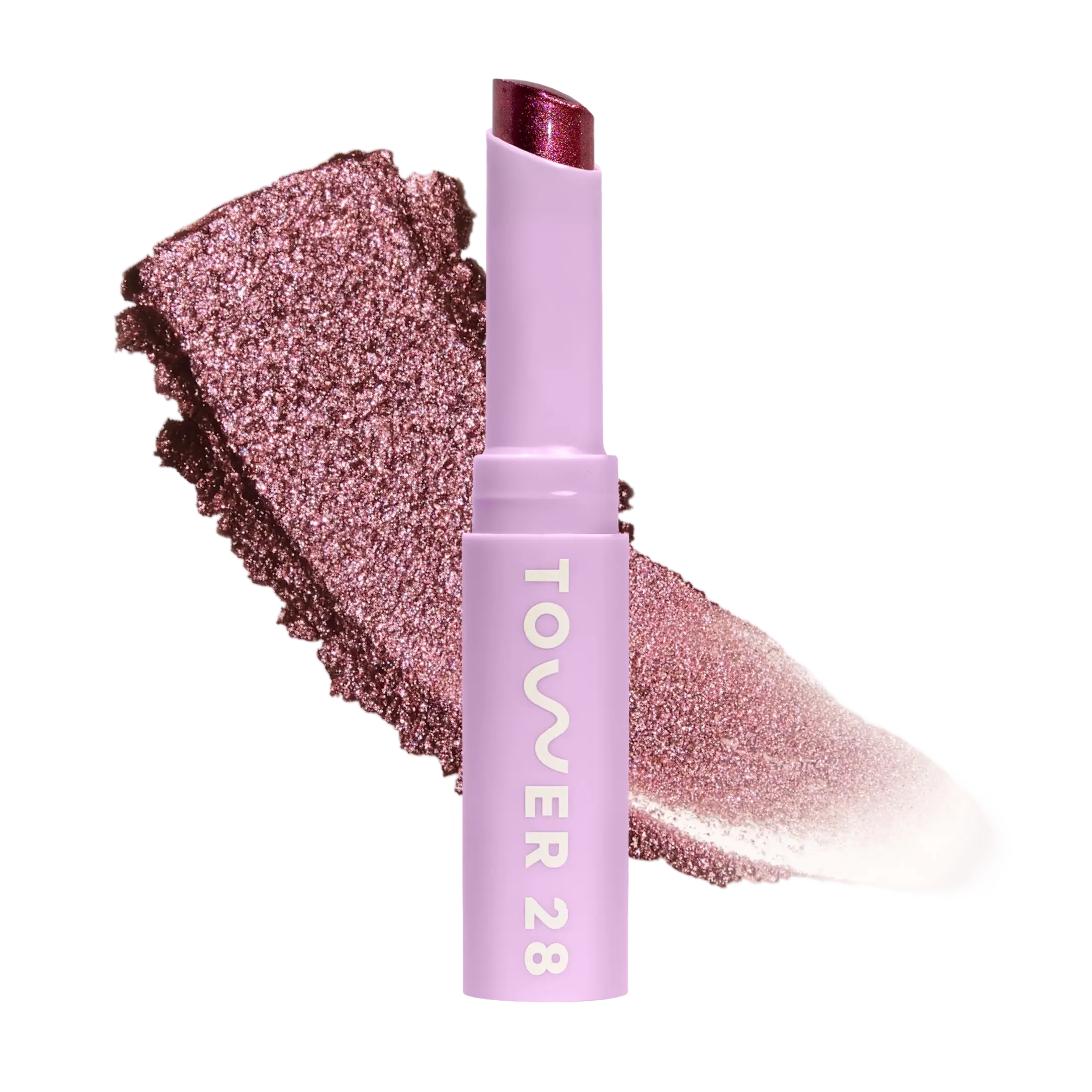 Tower 28 GoGo Cooling Shimmer Eyeshadow Stick - Water-Based Cooling Feel, Eye-Safe Glitter + Shimmer, Safe for Sensitive Eyes & Eczema Skin - Makeup