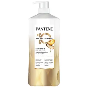 Pantene Multi-Tasker 10 Shampoo – Strengthening & Hydrating Hair Cleanser (38.2 oz)
