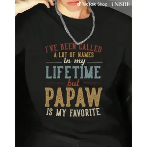 Men's Short Sleeve T-Shirt – Celebrate Papaw with Favorite Name in Comfortable Fabric