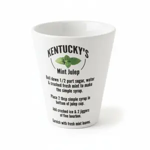 Kentucky's Mint Julep Recipe Cup | Ceramic Derby Drinkware & Gift