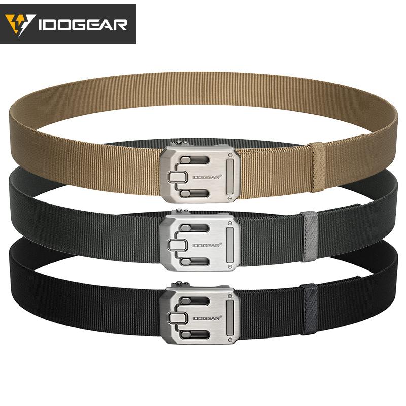 IDOGEAR Tactica 1.5" Nylon Durable Belt with Magnetic Buckle One-Hand Quick-Release Reinforced Steel CCW Belt 3446 SpringStatements
