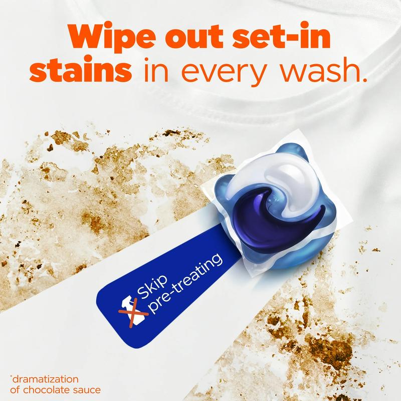 Tide PODS Laundry Detergent Pacs, Oxi Boost Power PODS with Stain Remover and Oxi Power, 45 count