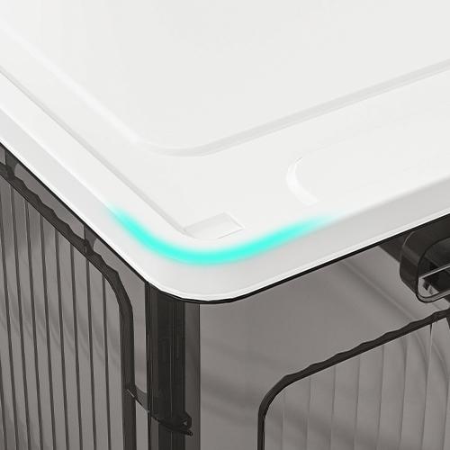 【Clearance】KHNR 600 Qt Stackable Storage Bins with 5 Lid, 5Pack Closet Organizers&Storage Drawer, Folding Storage Boxes, Plastic Storage Cabinet for Clothes Organization, White/BlackLaundry Room,Dorm,Office,Kitchen 【Clearance】KHNR 600 Qt Stackable Storage Bins with 5 Lid, 5Pack Closet Organizers&Storage Drawer, Folding Storage Boxes, Plastic Storage Cabinet for Clothes Organization, White/BlackLaundry Room,Dorm,Office,Kitchen