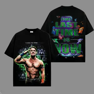 Vintage John Cena - The Last Time is Now WWE Legend Premium Wrestling T Shirt 100% Cotton T-Shirt The Charismatic Army, Team Xtreme Shirt, WWE Fans Shirt, WWE Event Outfit