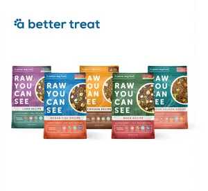 A Better Dog Food - Allergy Friendly | No Chicken, Single Animal Protein, No Meal Ingredients, Grain Free | Raw You Can See - 5 flavors, 2 servings per flavor