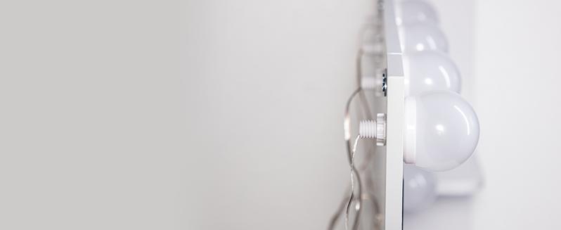 Lifewit 31.5"/35.4"/38.6" Vanity with Mirror, Adjustable Brightness, Makeup Desk with 2 Drawers & Stool for Bedroom Bathroom Makeup Room Mothers Day Gifts Lifewit 31.5"/35.4"/38.6" Vanity with Mirror, Adjustable Brightness, Makeup Desk with 2 Drawers & Stool for Bedroom Bathroom Makeup Room Mothers Day Gifts