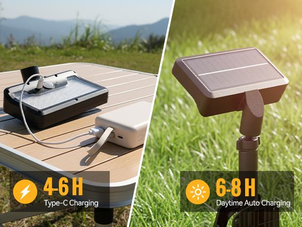 FABSTYL Solar Clip Lights with Motion Sensor,IP65 Waterproof Wireless Security Lighting for Yard, 4-Color Adjustable Outdoor Solar Flashlight with Remote Durable High Lumens 2 Pack