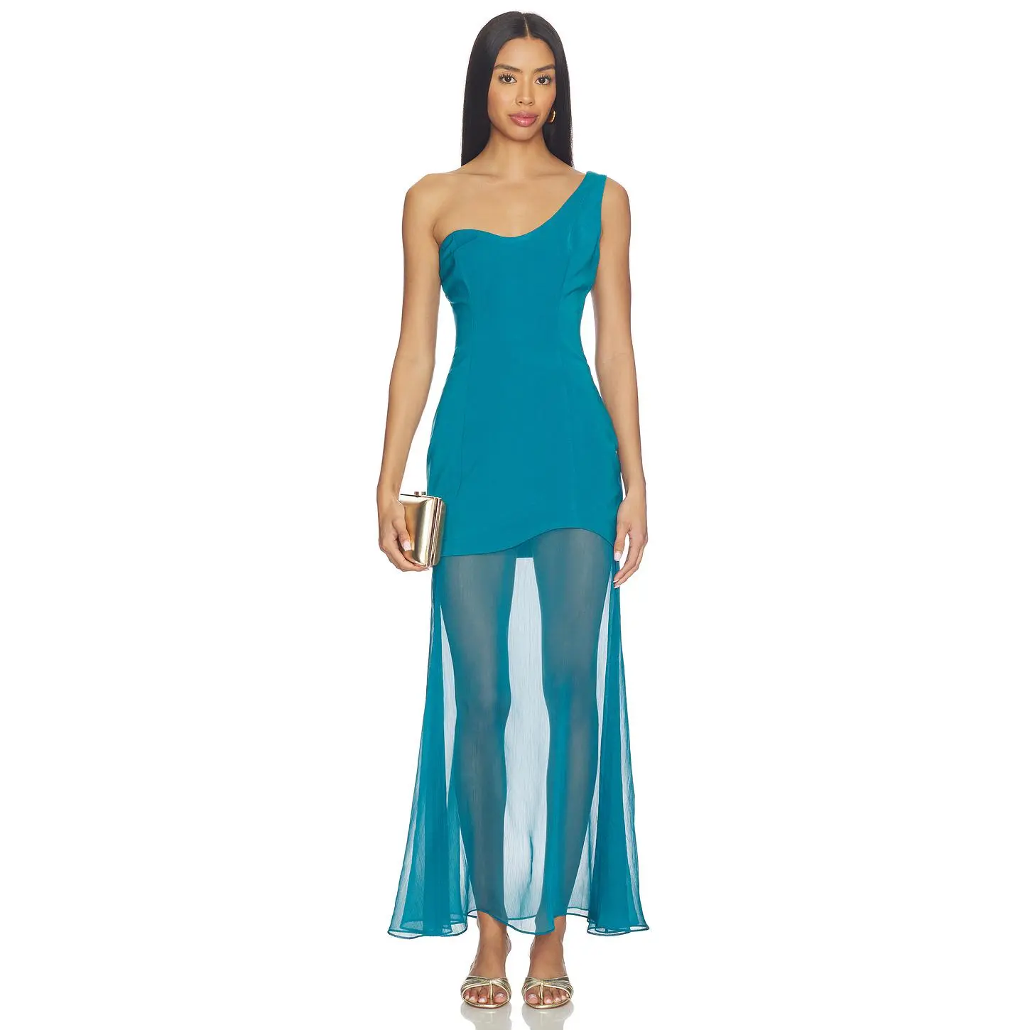 Line & Dot Nikoleta Dress in Teal