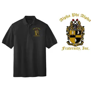 Alpha Crest Performance Polo - Alpha Phi Alpha