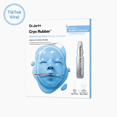[Dr.Jart+] Cryo Rubber Moisturizing Face Mask | Hyaluronic Acid Face Mask | Cooling Rubber Mask | Hydrating Face Mask | Korean Glass Skin Mask | Moisture Barrier Mask