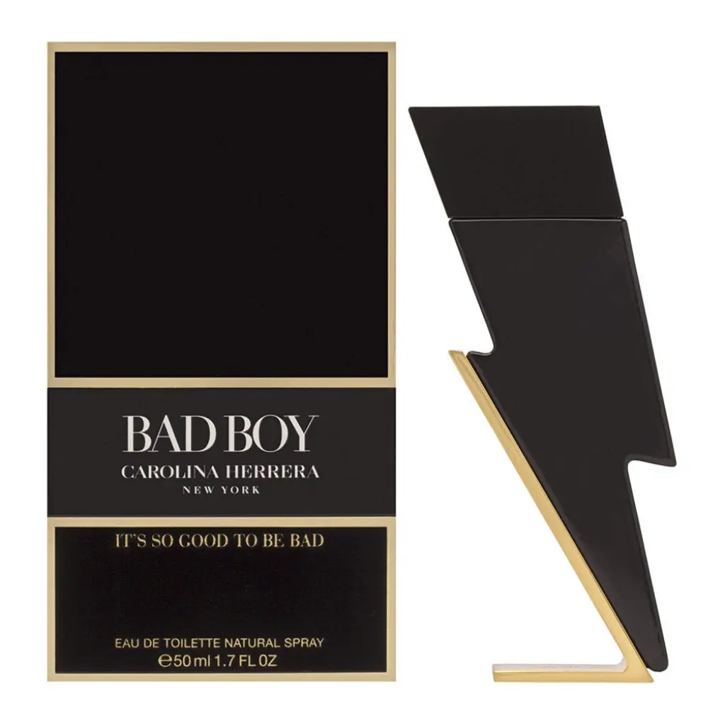 Carolina Herrera Bad Boy for Men Eau de Toilette Spray, 1.7 Ounce