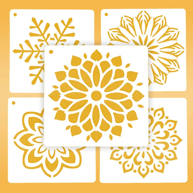 Mandala Stencil Set (5 pcs)