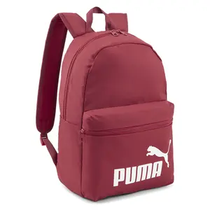PUMA Mens Phase Polyester Backpack Casual - Red PUMA Mens Phase Polyester Backpack Casual - Red