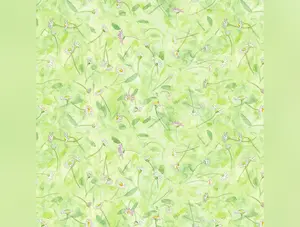 Mouseplay | Daisy Field - Green by Anita Jeram by Clothworks | Y4751-21