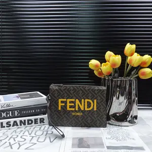 Pre-owned FENDI Canvas Shoulder Bags Monogram Clutch T10262779