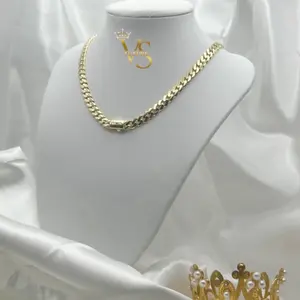 Valdes Luxury Monaco Chain – 14K Gold Plated Laminated Jewelry, High Quality Everyday Necklace