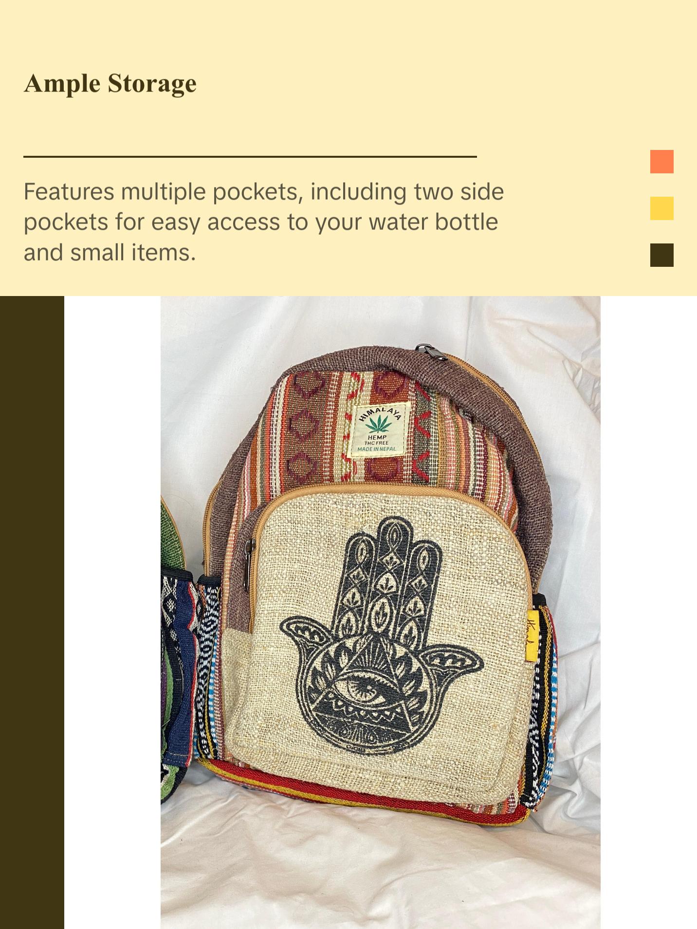 HAMSA Himalayan Hemp Backpack