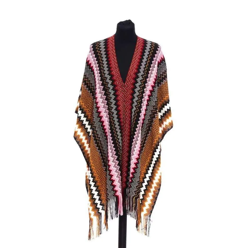 Missoni Multicolor Wool Poncho