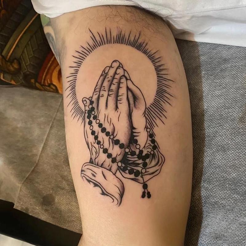 6 sheets Large temporary tattoos men,,fake tattoos,Containing 1 One Mexican Style Font Elements and 5 Random Styles, Lasting for 7-15 Days, long lasting temporary tattoo arm,Herbal Tattoo Stickers,tatuajes temporales,realistic temporary tattoos