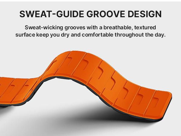 Bandletic Magnetic Watchband Compatible with iWatch Bands for Men Women,Dual Sided Reversible Silicone Sport Strap for iWatch 42mm(Series 11/10), 41mm(9/8/7), 40mm(SE3/SE2/SE/6/5/4), 38mm(3/2/1)