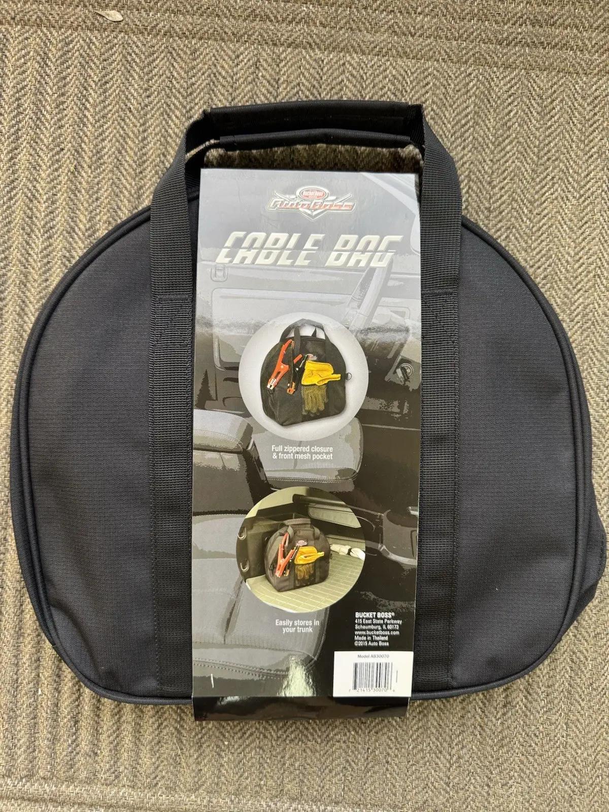 Bucket Boss Bag/Tote, Cable Bag, 600 Poly Ripstop Fabric AB30070 Bucket Boss
