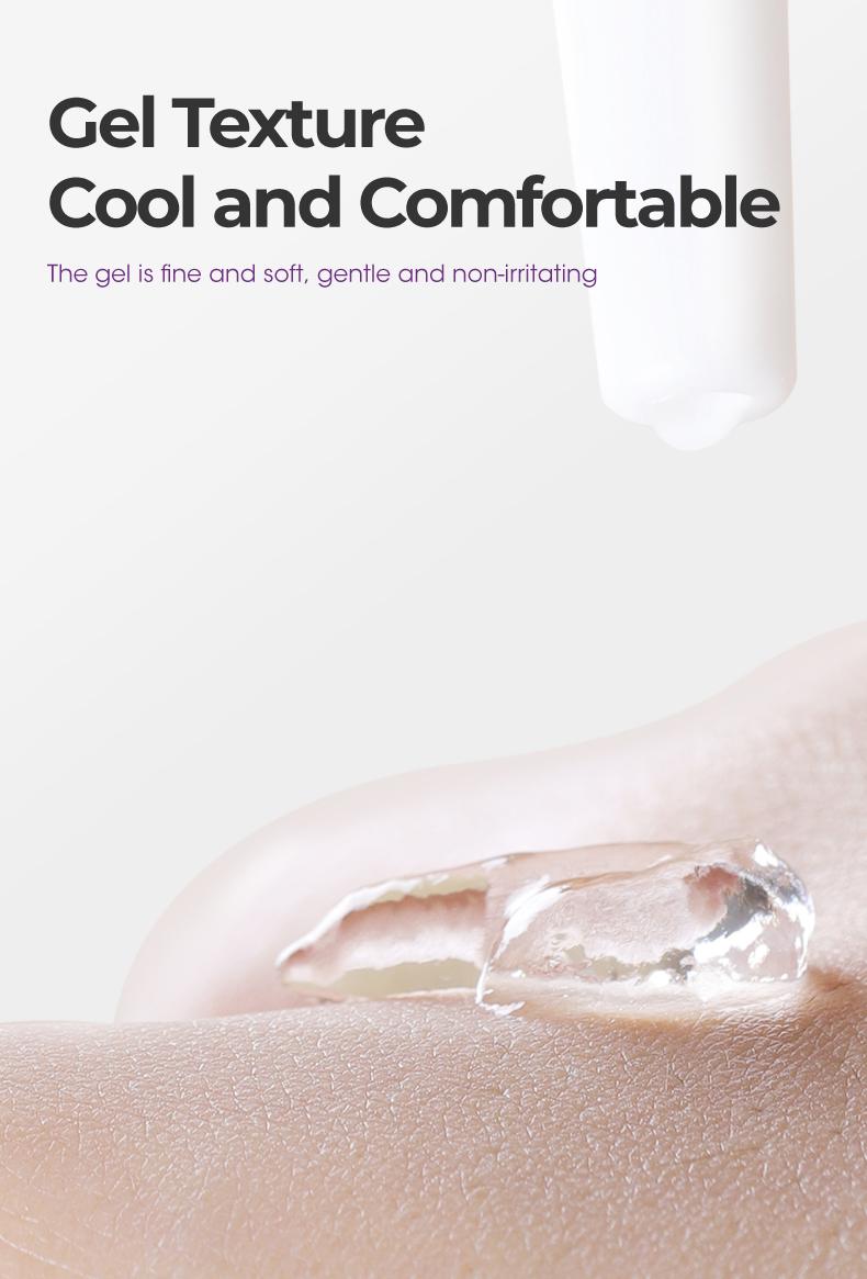 Kreain Nature 1 Refreshing Gel Carthamus Seed Scutellaria Baicalensis Extract Carboxymethylcellulose Purple Daisy