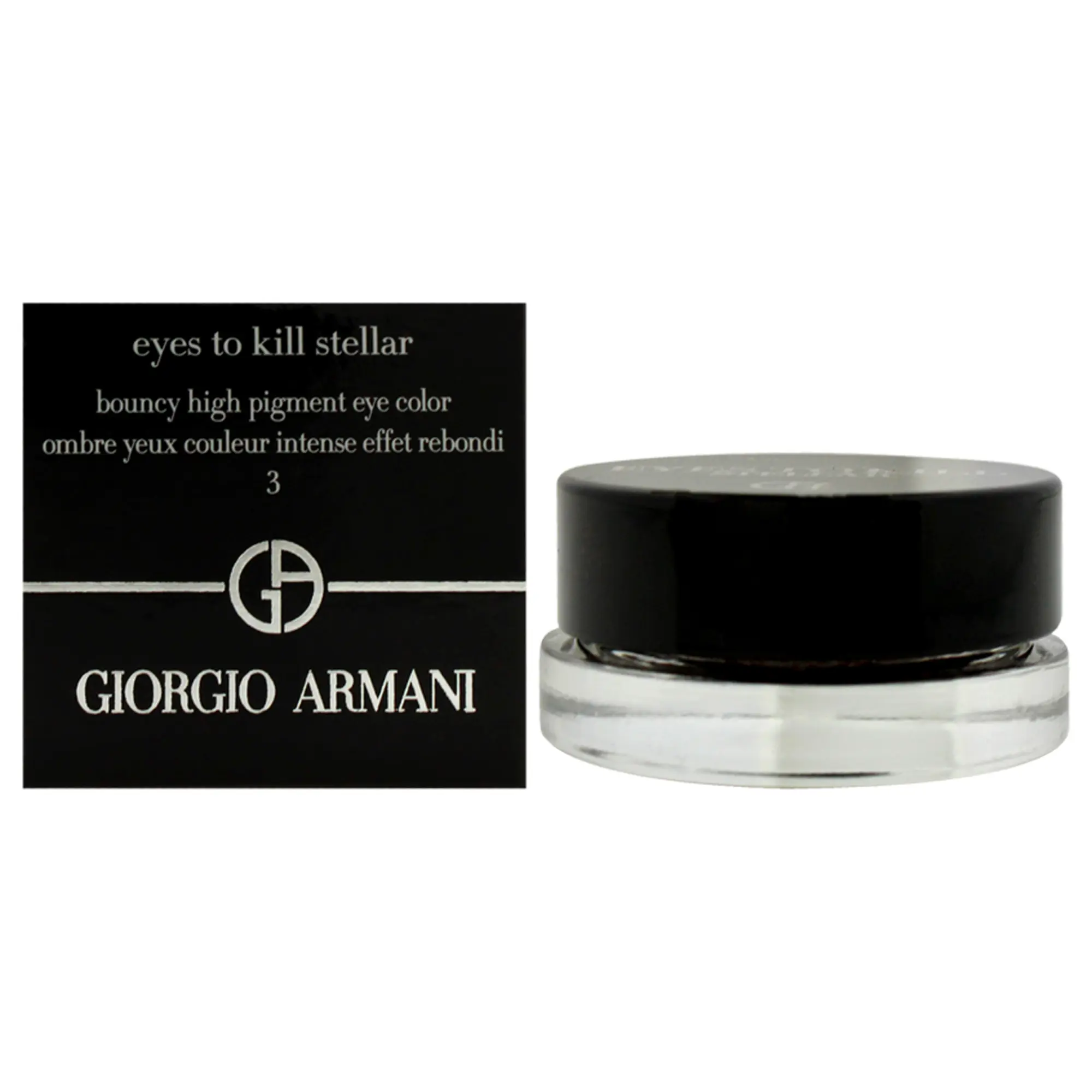 Eyes To Kill Stellar Eyeshadow - 03 Eclipse by Giorgio Armani for Women - 0.14 oz Eye Shadow, Makeup, 0.14Oz, Enhance Eyes