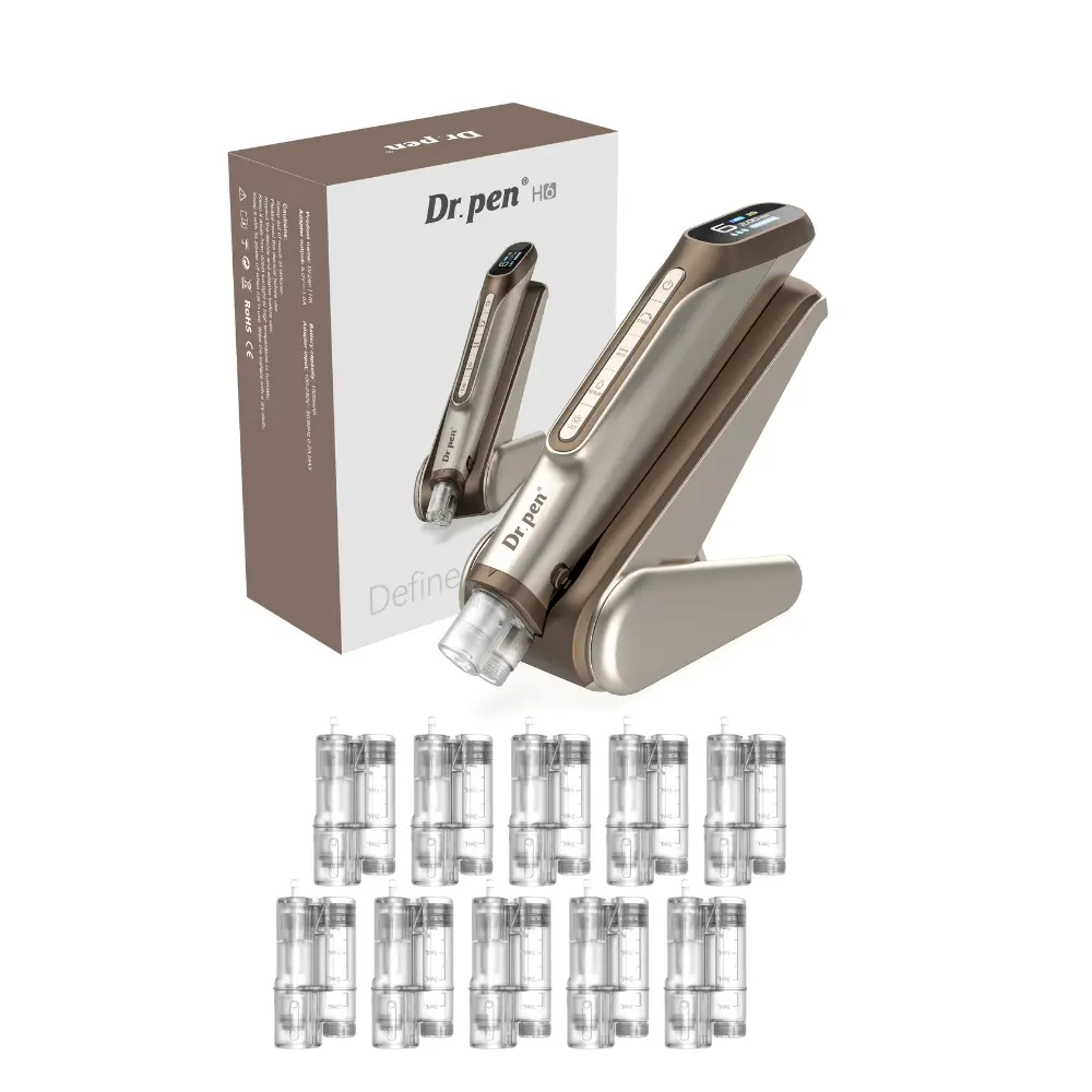 Drpen H6 Advanced Beauty Pen System with Serum Applicator and Light Therapy Leakage Improved