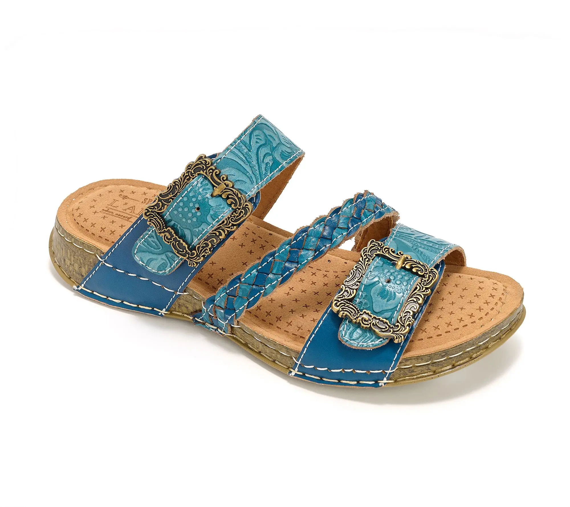 L'Artiste by Spring Step Leather Slide Sandals - Astra L'Artiste by Spring Step Leather Slide Sandals - Astra