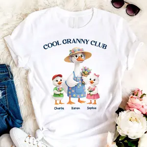 Cool Granny Club - Personalized Shirt - Heartfelt Gift For Grandma
