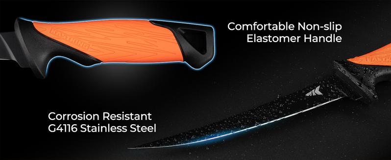 KastKing SteelStream/ ToughTide  Fishing Tool Kit - Fishing Pliers with Lanyard, Fillet Knife, Floating Fish Lip Gripper, Fishing Braid Scissors, Tool Retractor, Fishing Hook Remover, Bungee Cords ToughTide Tools Kits Carabiner Outdoorfun