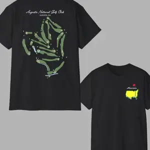 [SALE OFF 50%] Augusta National Course Map Golf T Shirt, Augusta National Golf T-Shirt, The Masters Tournament Golf Shirt  CD