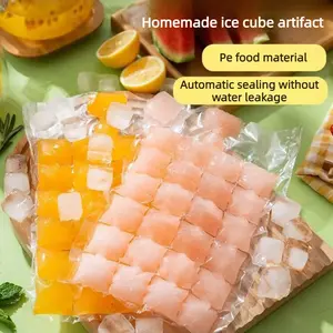 Disposable Self-Sealing Ice Pack Bag, Creative Home Use Starfruit-Shaped Food-Grade Ice Cube Mold