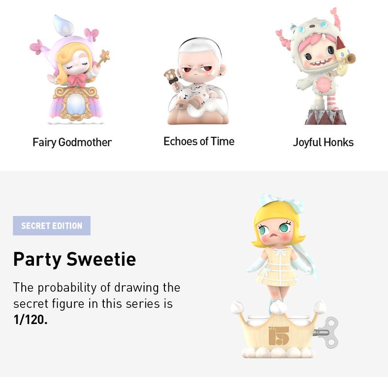 POP MART Celebrating the Moment POP MART 15th Anniversary Series Figures