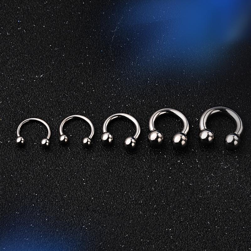 Oufer 2Pcs 18G/16G/14G/12G/10G Titanium Spike/Ball Internally Threaded Horseshoe Septum Pierced Ring Septum Clicer Ring Septum Jewelry Nostril Nose Piercing Body Jewelry Oufer 2Pcs 18G/16G/14G/12G/10G Titanium Spike/Ball Internally Threaded Horseshoe Septum Pierced Ring Septum Clicer Ring Septum Jewelry Nostril Nose Piercing Body Jewelry