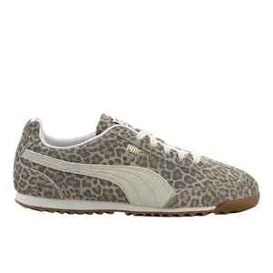 PUMA Womens Arizona Leo Lace Up Sneakers Shoes Casual - Brown
