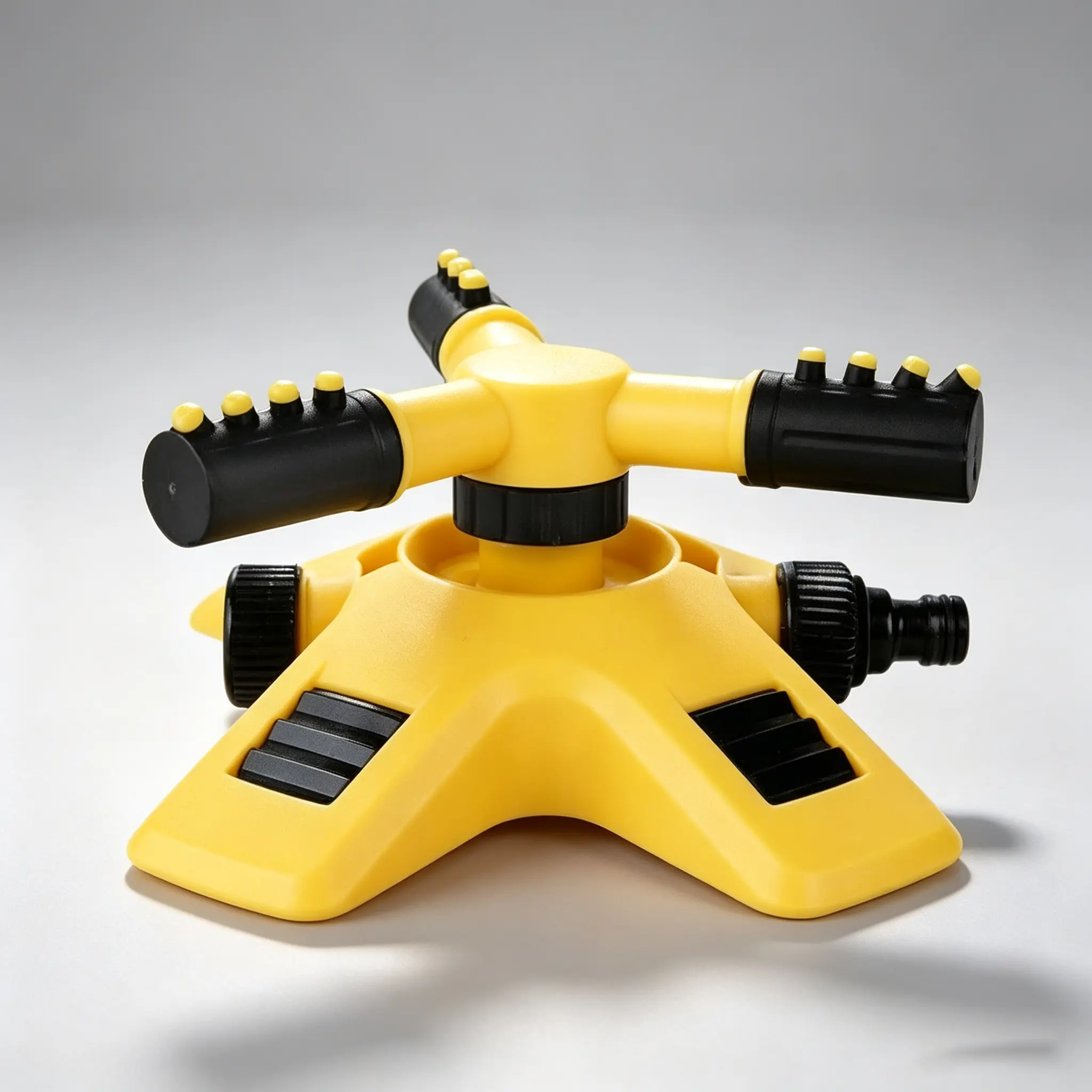 ABS Plastic 360° Rotary Sprinkler - Automatic Rotating Irrigation Tool with Adjustable Spray Pattern, for Lawn Watering, Outdoor Spaces