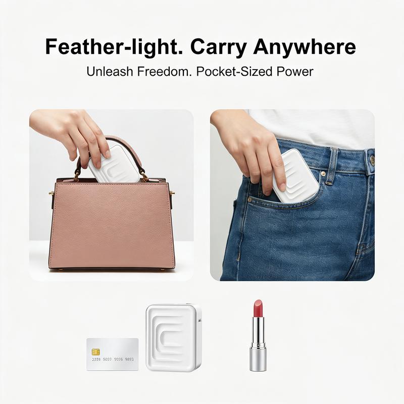 Marklife mini label maker printer, portable wireless thermal printer, easy to use. Can print thank you labels, item labels, and spice jar labels, suitable for office, home, and students.