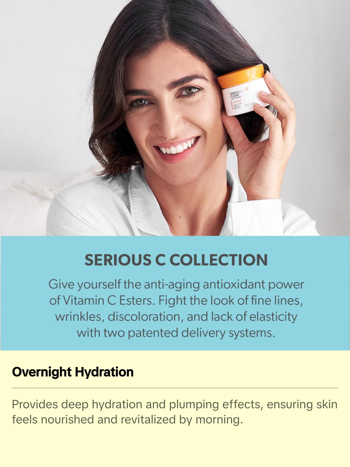 Serious C3 Vitamin C Night Cream – Anti-Aging Restore Treatment