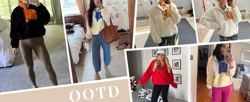 Naeduo Women’s Lightweight  Fleece Pullover Jacket Cropped Fall Winter Fuzzy Sherpa Jacket Sweatshirt Coat with Pockets for Hyrox