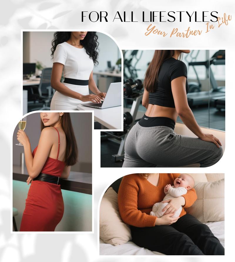 SHAPSHE Women's U-Shaped Tummy Control Waist Shapewear with Hooks & Double-Layer Fabric 13 Steel Bones for Strong Support