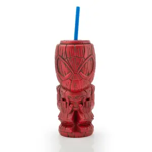 Geeki Tikis Marvel Spider-Man Tumbler | Tiki Style Cup | Holds 21 Ounces
