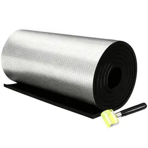394mil Car Thermal Sound Deadener Insulation Mat, 60"x40" 16.4 Sqft Aluminum Foil Heat Shield, High Performance Noise Reduction Anti-Vibration Dampening Pad with Roller Installation Kit for Car Truck SUV Van Hood Firewall Trunk Door Engine Roof