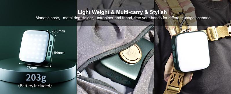 【TiktokShopBlackFriday】WUBEN F5 Rechargeable Camping Lantern, 5200mAh Portable Charging Dock, 500LM LED Light, IP64 Waterproof, Magnetic Base, 3 Light Modes, for Emergency, TiktokShopBlackFriday