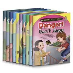 Body Safety Book for Kids Set of 10: Help Children Learn How to Stay Safe in Different Situations, Learn the Concepts of Personal Boundaries, Traffic Rlues and Other Live Skills