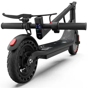 365Scooter 350W Foldable Electric Scooter with APP Control Dual Braking System 19MPH Max Speed 36V 5.2Ah Battery 8.5" Solid Tires IPX4 Waterproof 120kg Load Capacity Portable Smart Urban Commuter