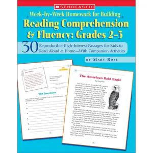 Week-by-Week Homework for Building Reading Comprehension & Fluency: Grades 2–3: 30 Reproducible High-Interest Passages for Kids to Read Aloud at Home―With Companion Activities 52621st Edition