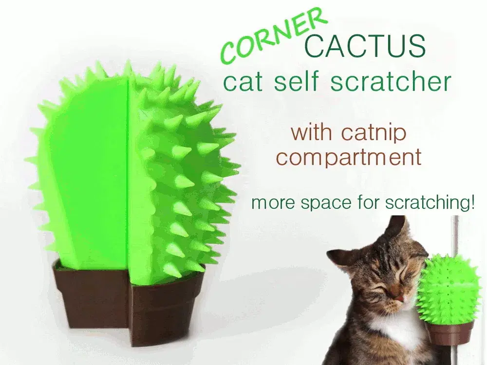 Corner Cactus Cat Self Scratcher